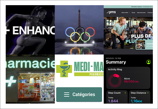 modbard image sportive et msite de pharmacie